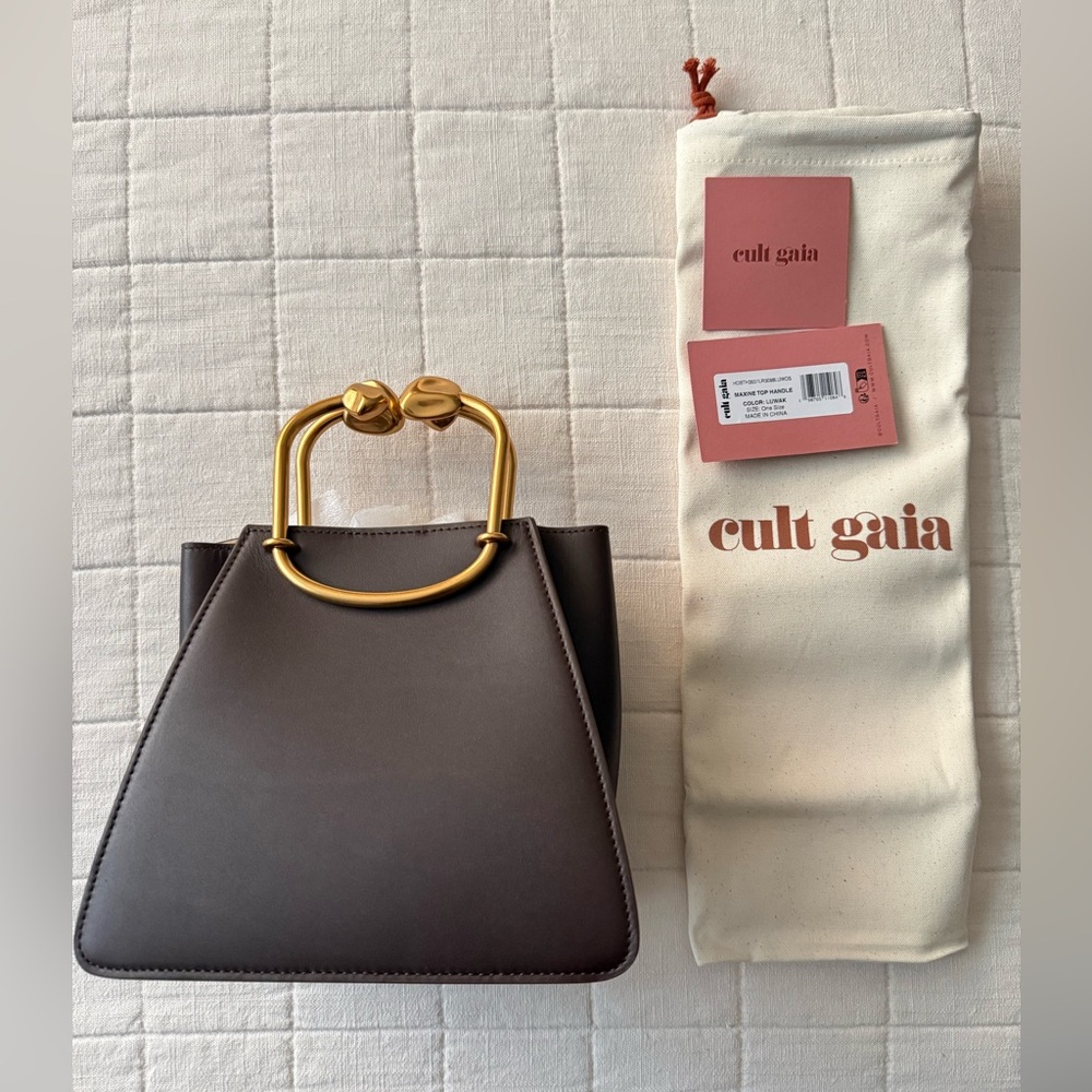 CULT GAIA $498 Women’s Maxine Leather Bag In Luwak - Picture 2 of 11